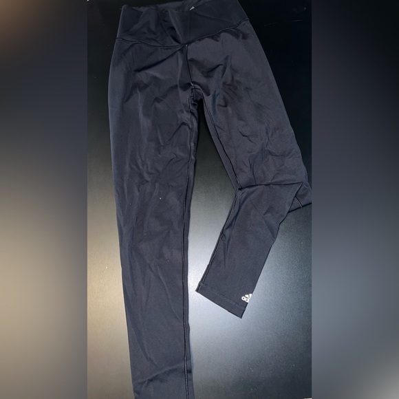 adidas Pants - Adidas Black Logo bottom Legging Size Medium EUC